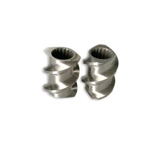 Plastic Machine 58mm Twin Screw Extruder Rectangle Spline Extruder Screw