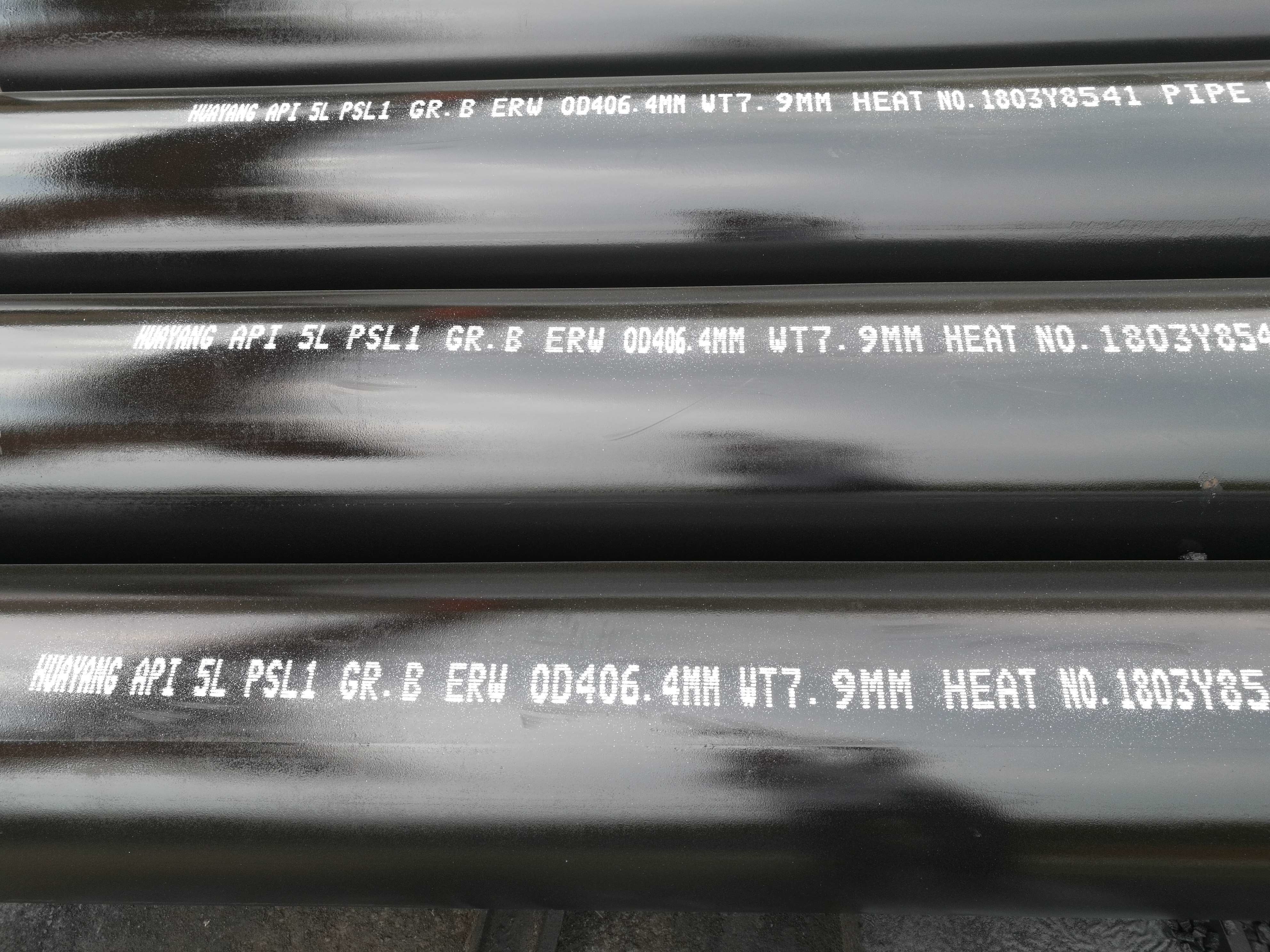 X70 EN10210 EN10219 S275JR HFI HFW ERW Black Steel Pipe