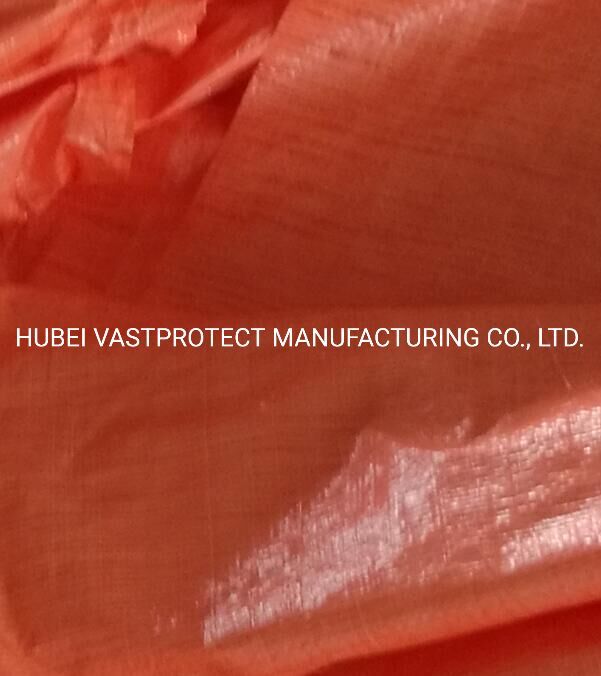 Double Orange PE Poly Tarps Roll with Paper Core