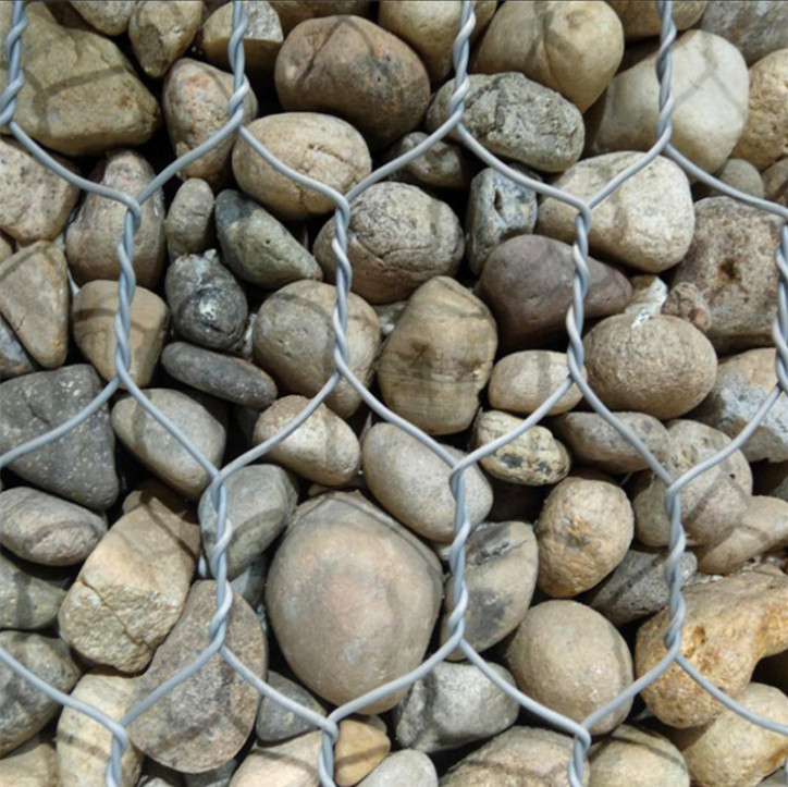 Galvanized Gabion Mesh Durable Steel Wire For Retaining Walls Landscaping