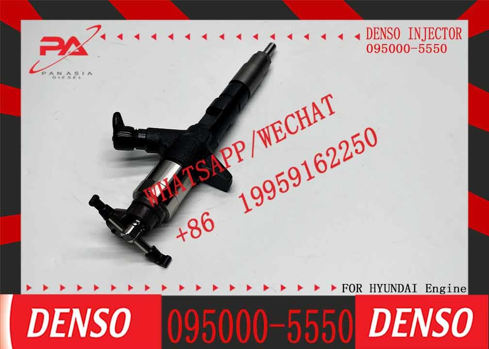 Fuel Injector 095000-5550 0950005550 for Mi-ts-ubishi L200 4D56 Euro4 FOR HY-UNDAI D-E-NSO 5551 3380045700
