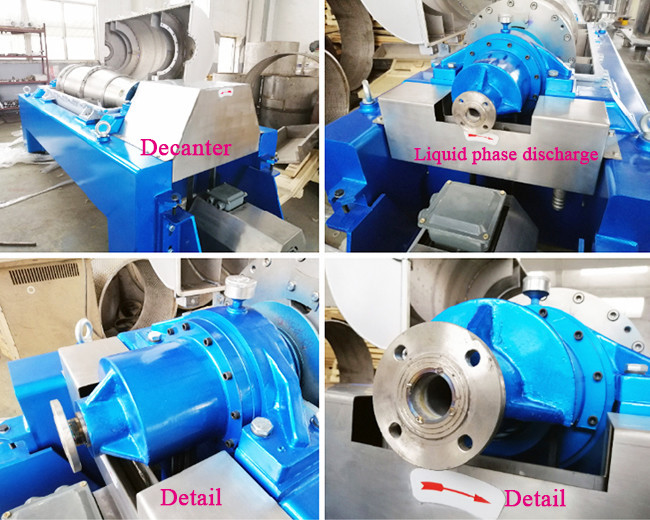 Titanium 2 Phase Calcium Hypochlorite Decanter Centrifuge Tricanter Centrifuge