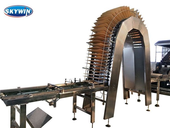 Automatic PLC Control 304 Stainless Steel Wafer Biscuit Production Line