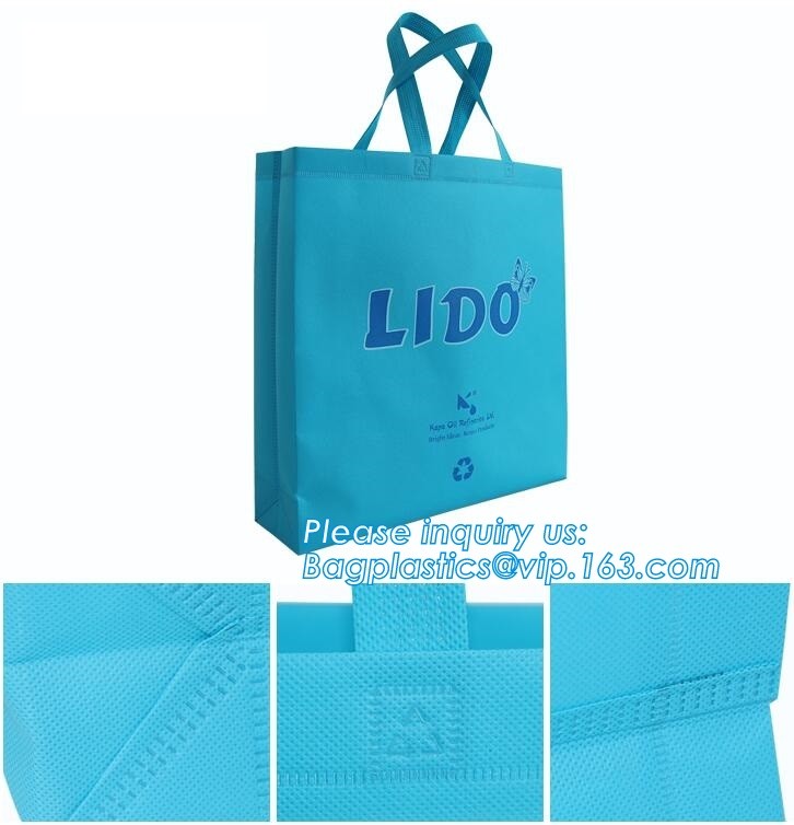 Wholesale factory custom fashion laminated non woven bag, Shopping printing fabric insulated foldable bag, custom pp non