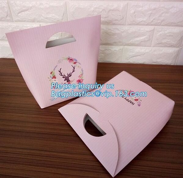 Luxury paper bags with handles Different Sizes,250gsm art paper shopping carrier bag custom printing with handle rope