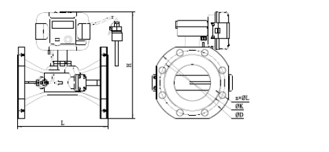 Wireless DN1000 Ultrasonic Heat Meter M-Bus Interface For Residential