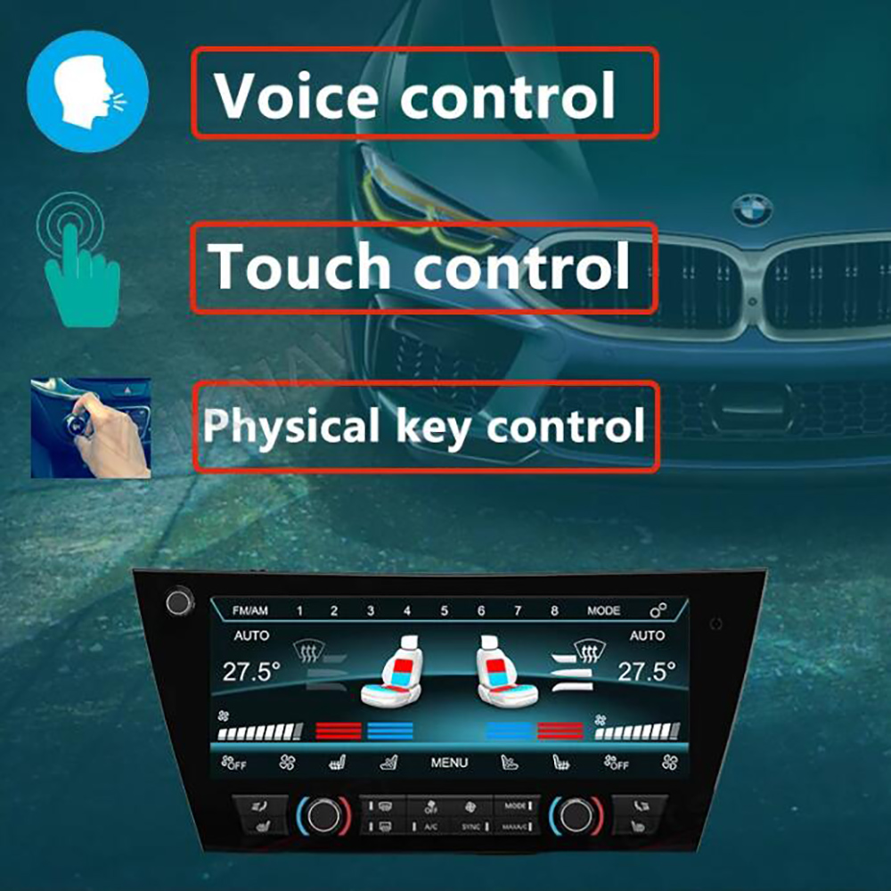 BMW X5 F15 X6 F16 2014-2019 Single Din Bluetooth Radio car stereo LCD Digital Dashboard