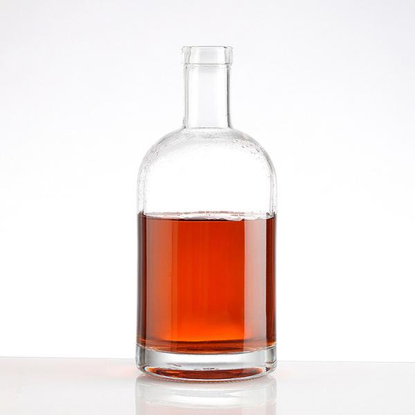 Customized 1000ml/750ml/500ml Glass Bottle Gift Set for Liquor Spirits Dispenser
