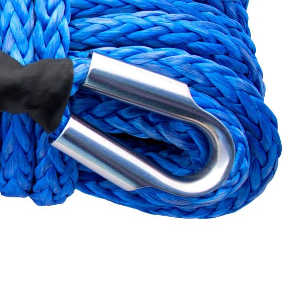 30m UHMWPE Braided Synthetic Fiber Winch Rope 14mm Extension Customizable ODM