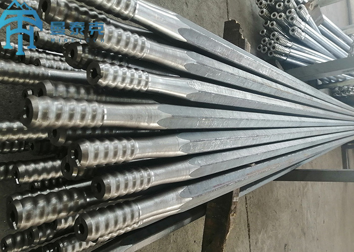 Top Hammer Rock Tools R32 Hex Extension Thread Drill Rod For Mining And Quarrying
