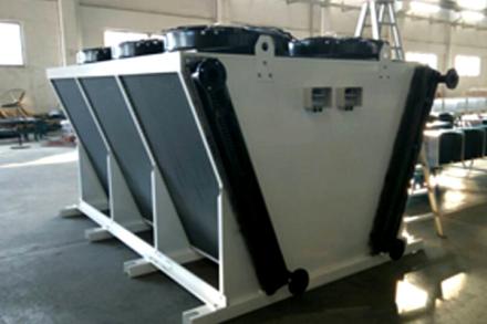 Process Hydrophilic Aluminum V Type Fin Dry Air Cooler Sustem
