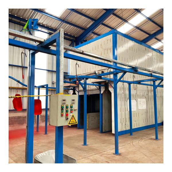 Innovative Powder Coating Conveyor Systems 50Hz Automatic Powder Coating Line