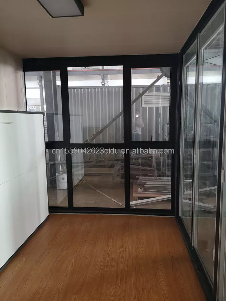20ft Portable Foldable Container Cabin House with Customized Color and Galvanized Steel Square Tubes