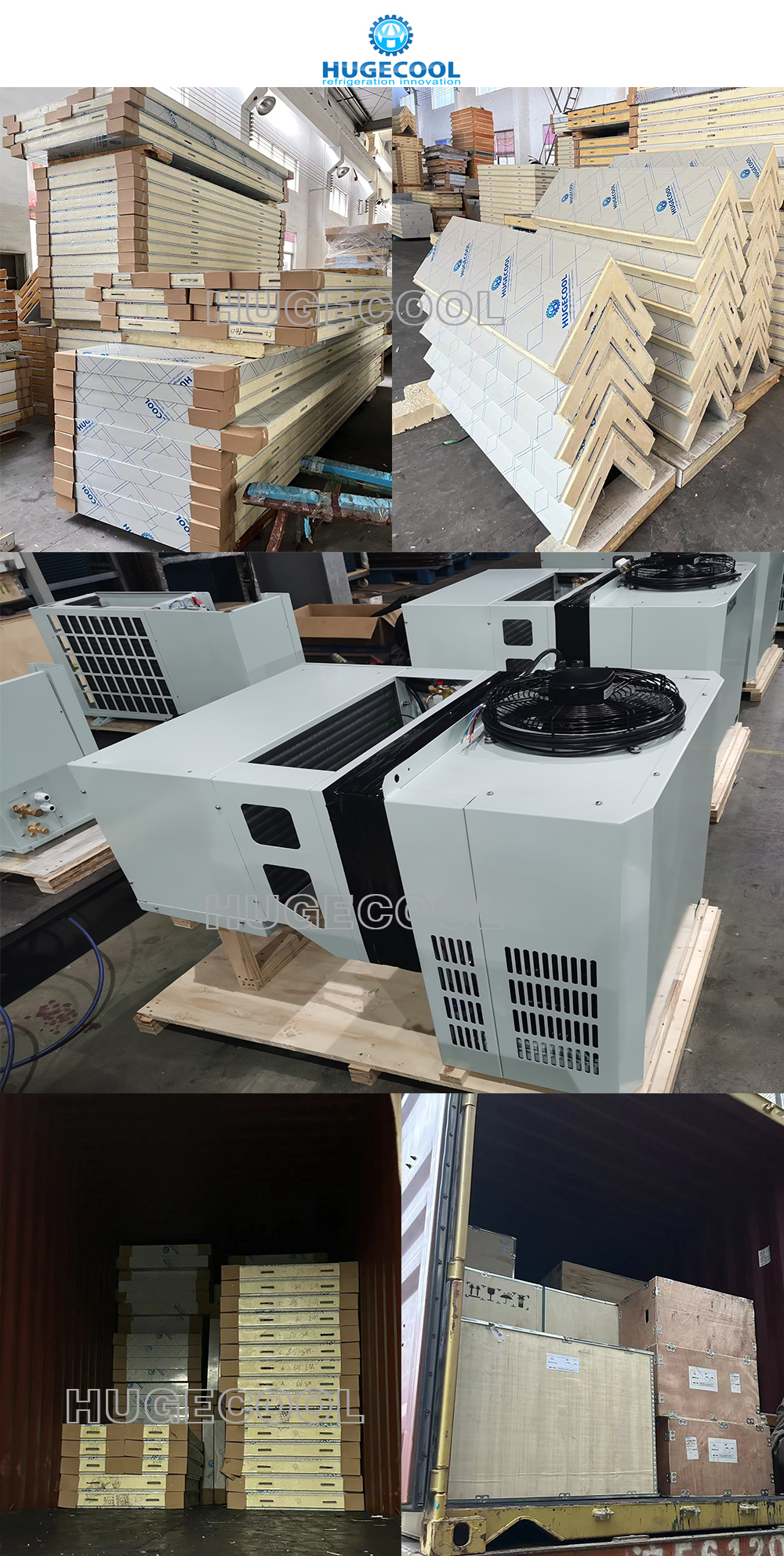 The best quality large-capacity cold storage in the factory