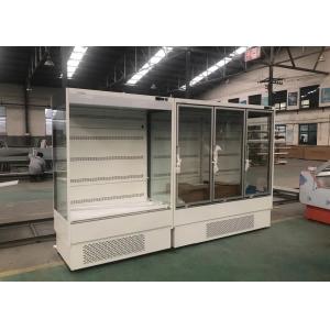 R290 Wall Site Multideck Display Chiller Air Cooling For Soft Drinks