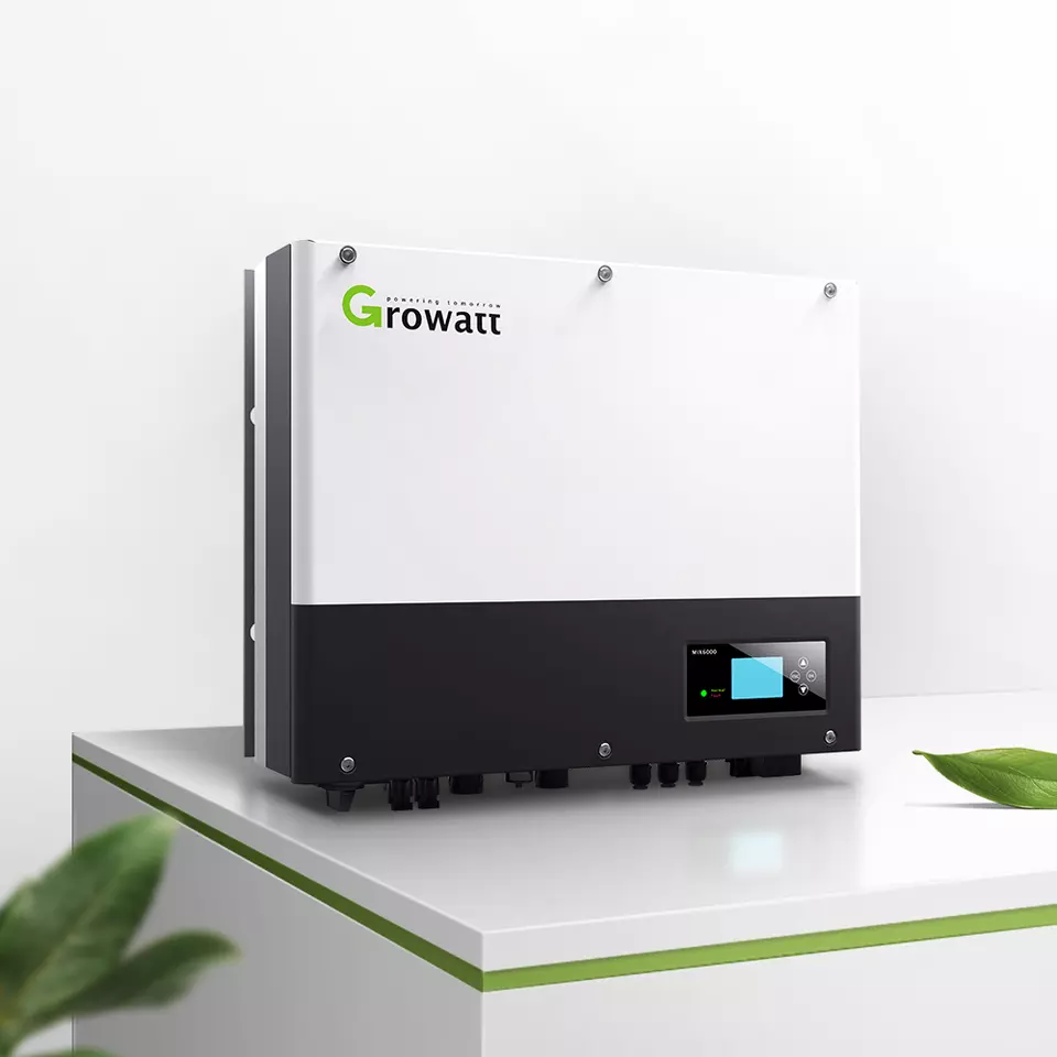 Growatt Hybrid Inverters Sph4000tl3-bh-up 4kw 5kw 6kw 7kw 8kw 10kw Three Phase Grid Tie Solar System Inverter