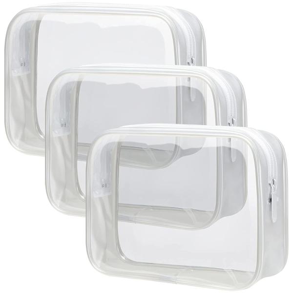High quality Multi-functional durable clear waterproof toiletry bags cosmetic