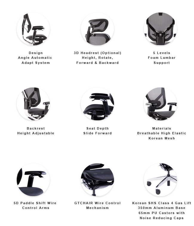 High Back Vida Swivel Office Chairs Backrest Frame Shape With Adjustable Arms