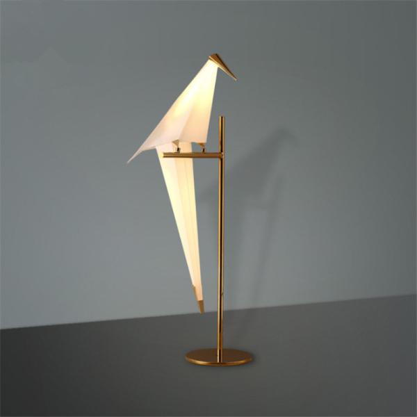 Art Deco Bird Paper Floor lamp Bedroom Studio living room lamp stand origami
