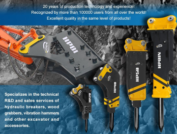 Excavators HP40 Tower Type Hydraulic Breaker And Rock Hammer