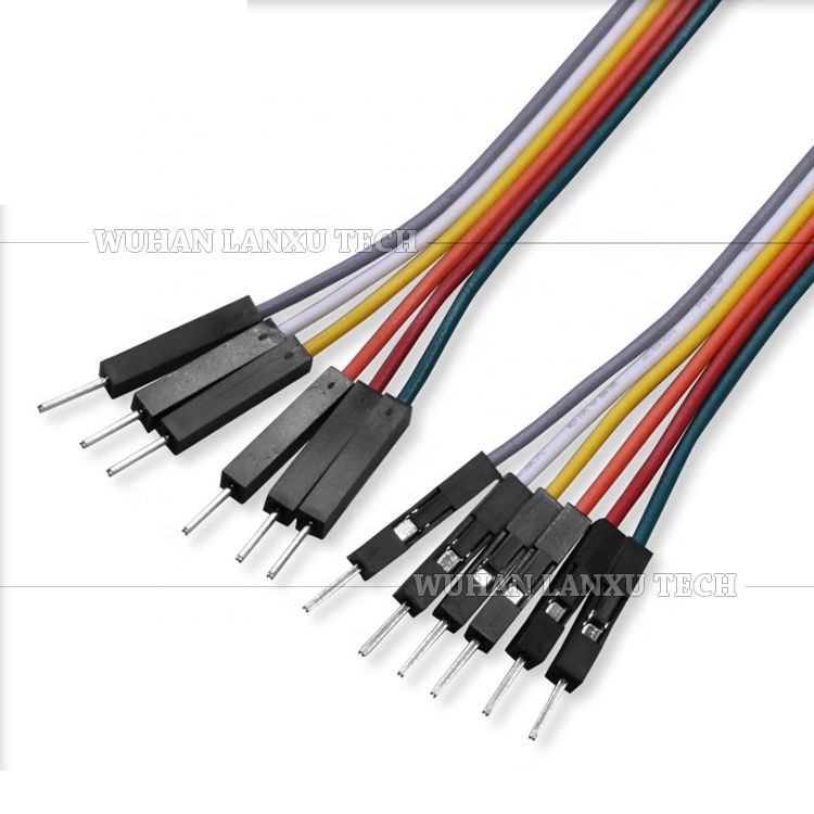 Custom Breadboard 1 Pin 2p 3p 4p 5p 6p 7p 8p 10p Male Female Dupont Connector Jumper Wire Cable
