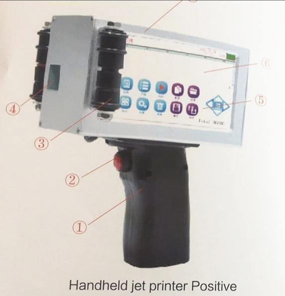 Touch 1 T1 black Handhold portable printer Intelligent aluminium Ink Jet Printer HP head Print Height: 0.5 inch/12.7mm