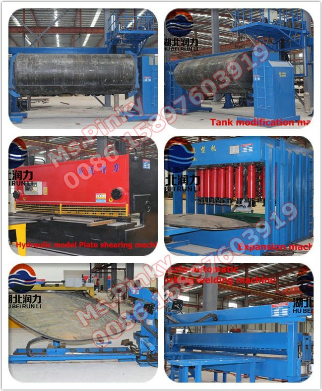 50000 Liters 25 Tons 5 M3-200 M3 LPG Cooking Gas Storage Tank Autogas Station Tank Low Price for Sales