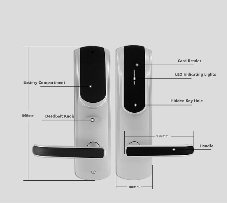 Electronic Keyless Front Door Lock , Modern Smart Front Door Combination Lock