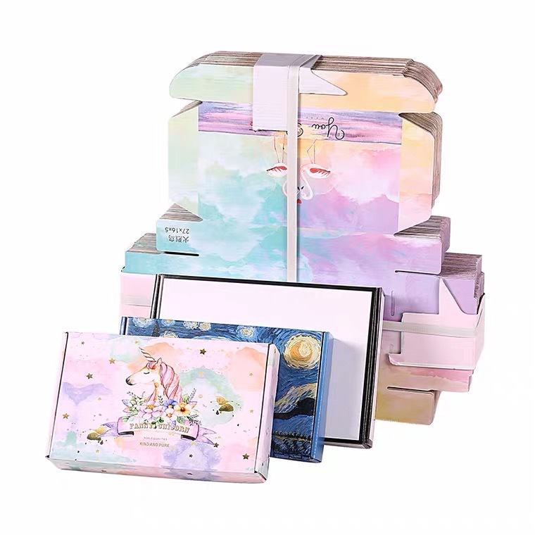 Custom Color Printed Fashion Cosmetic Packaging Box with Wrapping Recycled Materials