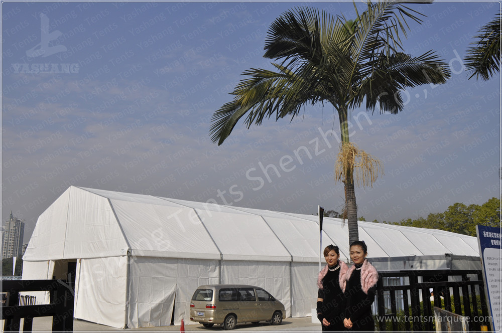 Professional 15X40 M Double Pitch Car Show Outdoor Exhibition Tents Environmentally Friendly