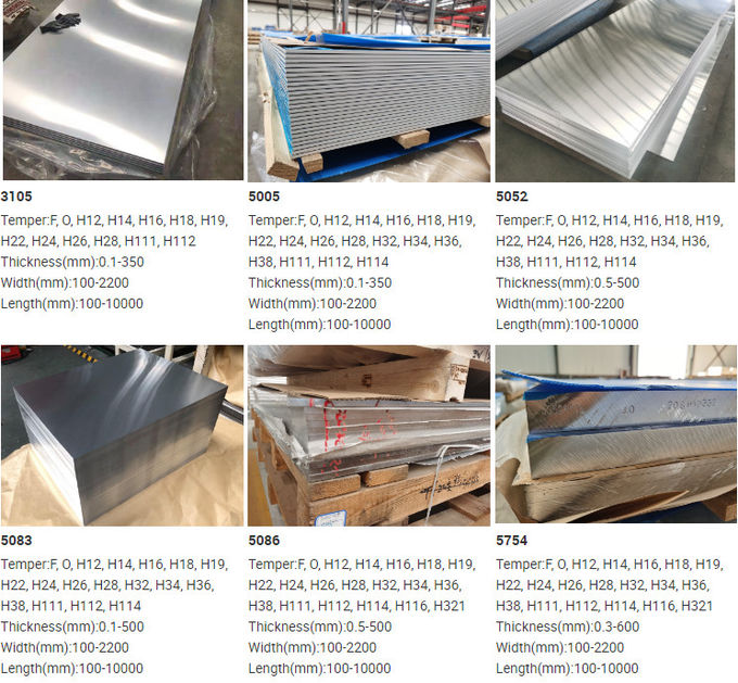5000 Series Almg3 5754 Aluminum Sheet Mill Finish For Roofing Ceiling