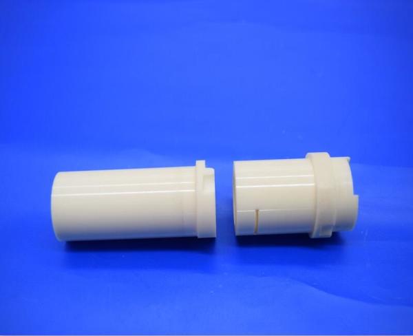 High Precision 99% & 95% Al2O3 White / Yellow Alumina Ceramic Sleeve Guide Tube