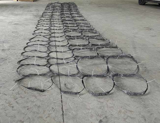 Obstacle Tanks Low Visibility Galvanized Wire Tank Barrier Net