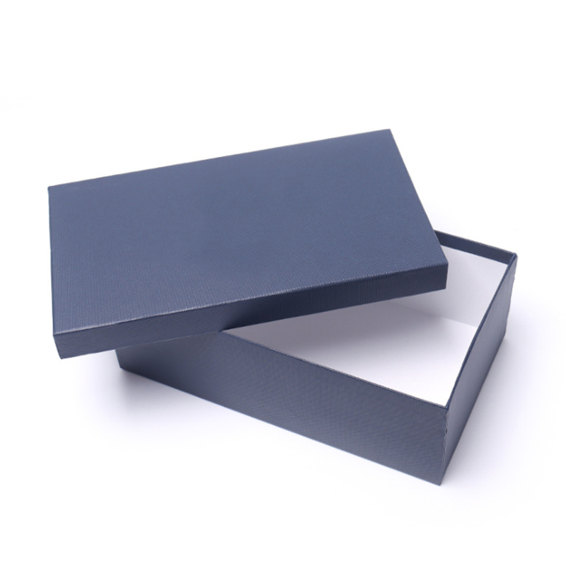 Luxury Square Orange Rigid Cardboard Hair Extensions Packaging Gift Box for Varnishing