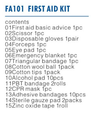 5 person 10 person Workplace first aid kit Team First-aid Bag emergency Supplies