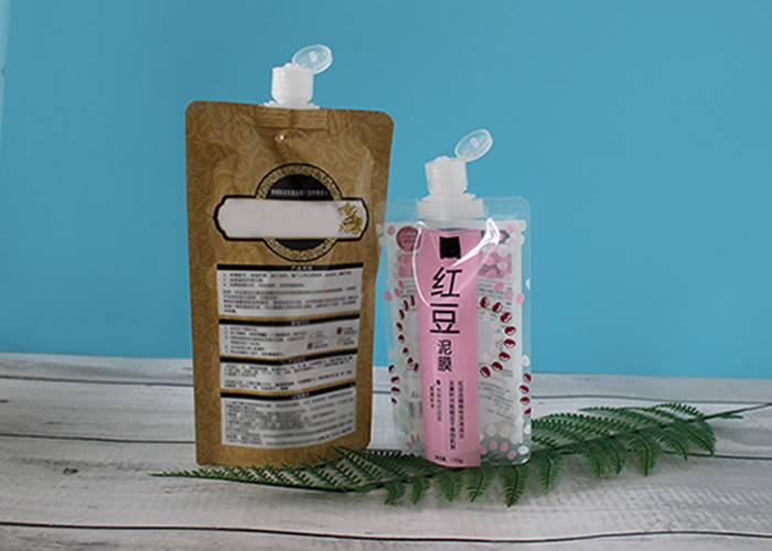 9.6mm Cosmetic Spout Pouch Bags For Gel Paste Emulsion Packing
