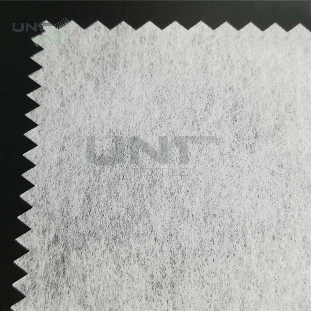 High Elastic Non Woven Fabric 100% PU Fusible Interlining Rolls For Disposable Gloves Furniture