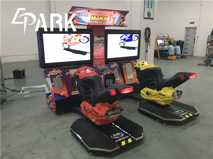 2 Player Racing Game Machine , Ordinary TT Motorcycle Arcade Machine