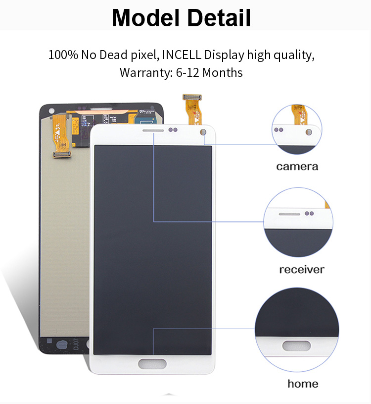 OEM OLED Mobile Phone LCD Screen For SAM Galaxy Note 4 5 8 9