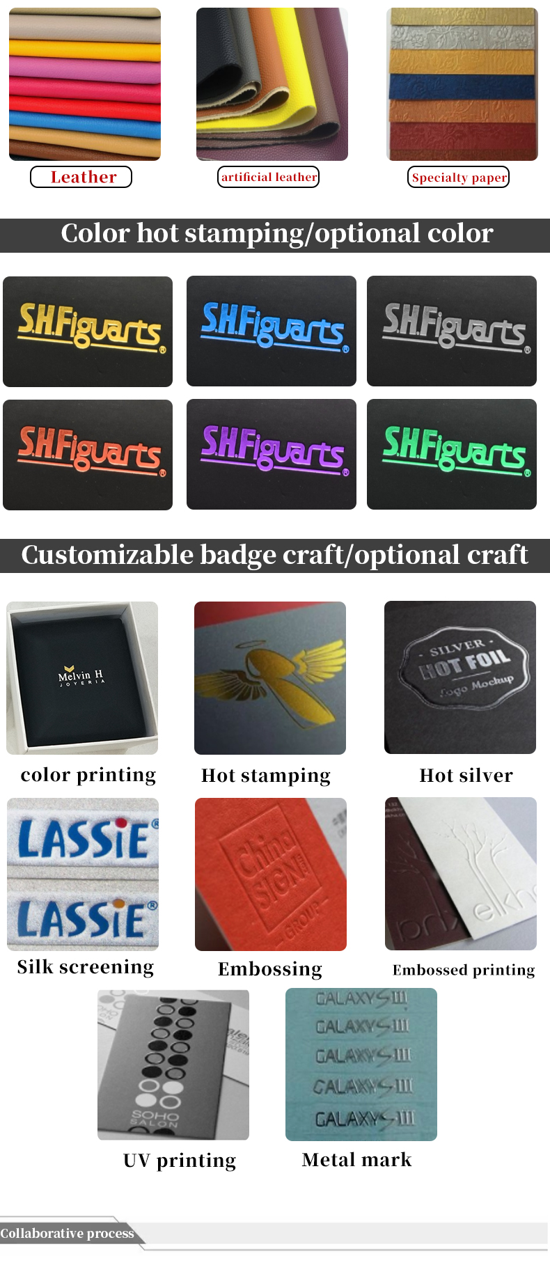 Custom Logo Printed Ring Box Hanhong 2022 Black Lining PU Leather Jewelry Package Set