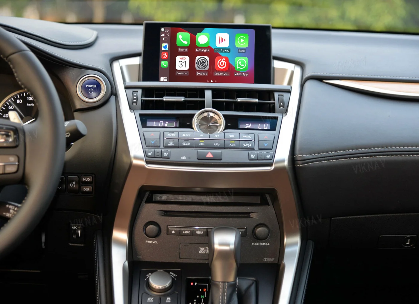 Viknav Linux System For Lexus NX 2015 -2017 Wireless Apple CarPlay Android Auto only support original car high version
