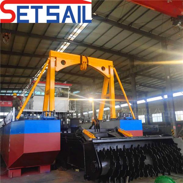 Water Flow 100m3-20000m3 Hydrauli Hopper Cutter Suction Dredger Approved by ISO