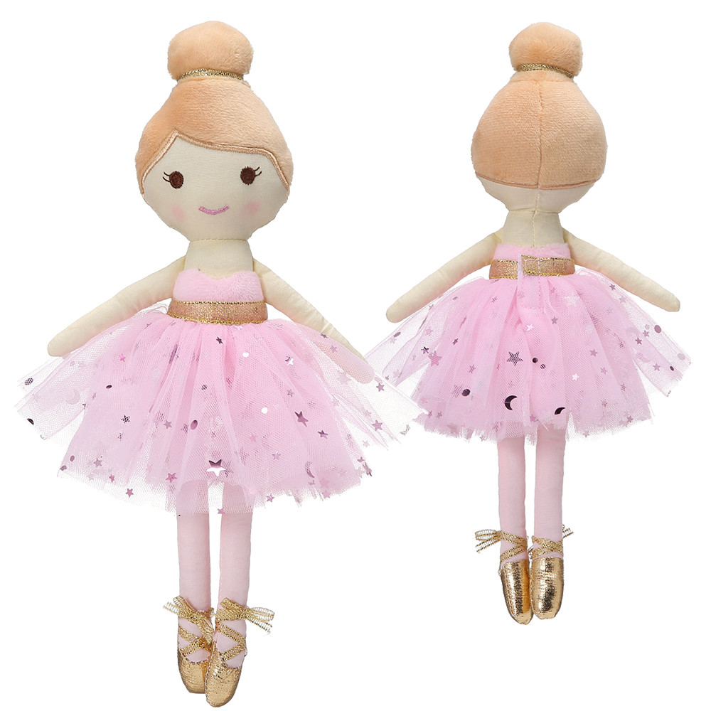 Lovely Girl Dressing Anime Plush Toys PP Cotton Filler 25cm For Gifts