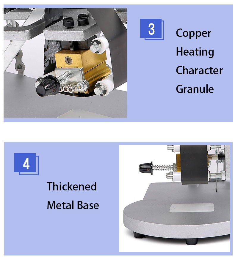 Plastic Packaging Material Semi Automatic Coding Machine Durable and Easy to Operate