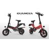 Buy cheap 400W Generator Power Small Folding Electric Bike 14'' Super 15 Degree Climbing from wholesalers