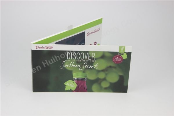 10.1 inch promo video brochures for event invitation, lcd video brochure&video mailer manufacture