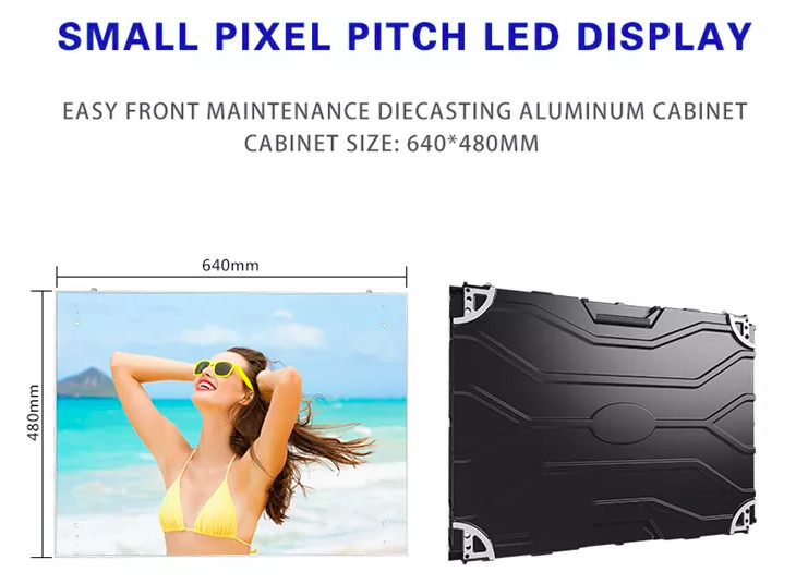 P2 P2.5 IP40 Indoor Led Video Wall Led Transparent Screen 3840Hz