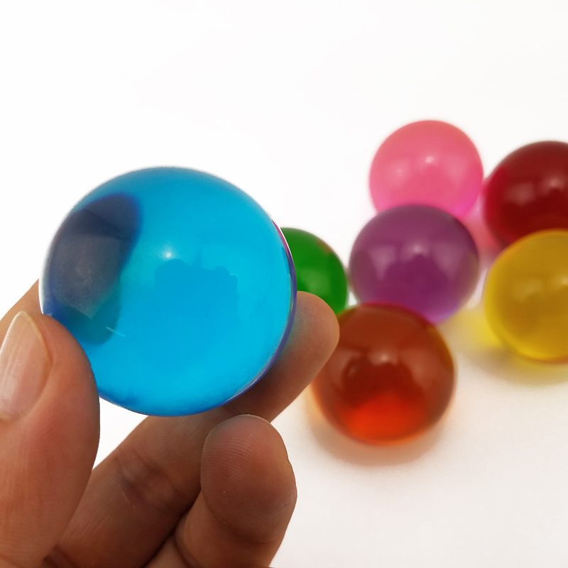 Solid colored acrylic resin ball sphere