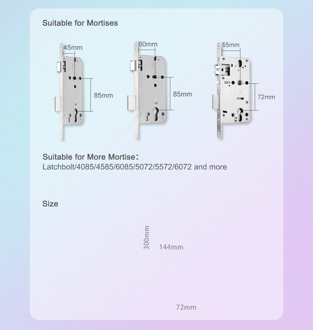 Tuya WiFi App Smart Door Lock inteligente lock fingerprint door Lock