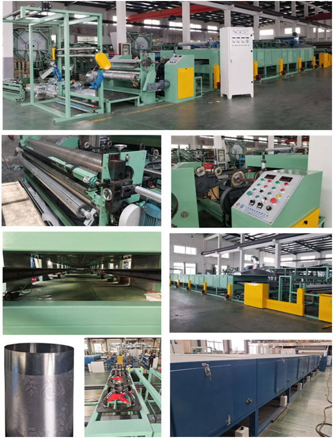 Automatic Dew Plastic Drop Print Machine for Anti-Slip Back Making 12000mm*2400mm*2000mm